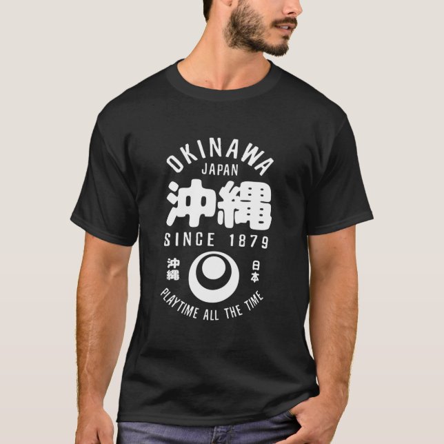 Okinawa Japan Japanisches Kanji Okinawa Naha Japan T-Shirt (Vorderseite)