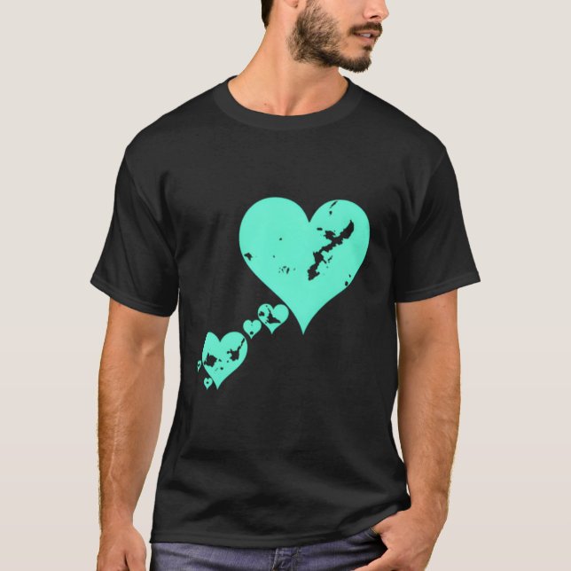 Okinawa Japan Karte I Liebe Okinawa Miyako Ishigak T-Shirt (Vorderseite)