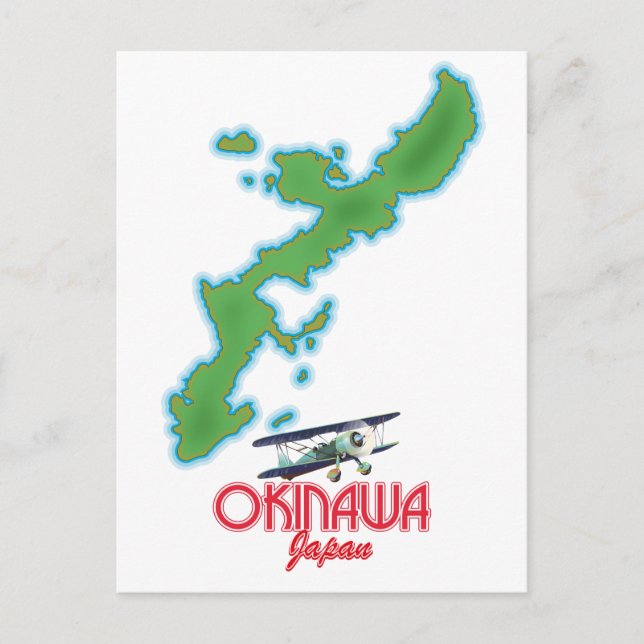 Okinawa Japan Reisekarte Postkarte (Vorderseite)