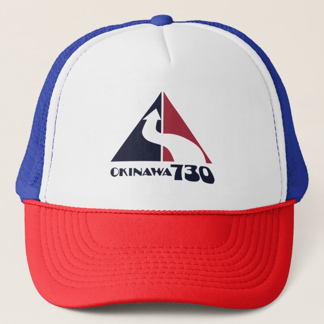 Okinawa Reversion Cap 730 Truckerkappe (Vorderseite)