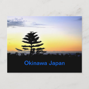 Okinawa Sunset Postkarte