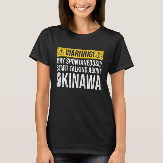 Okinawa Warning Ladys T - Shirt (Vorderseite)