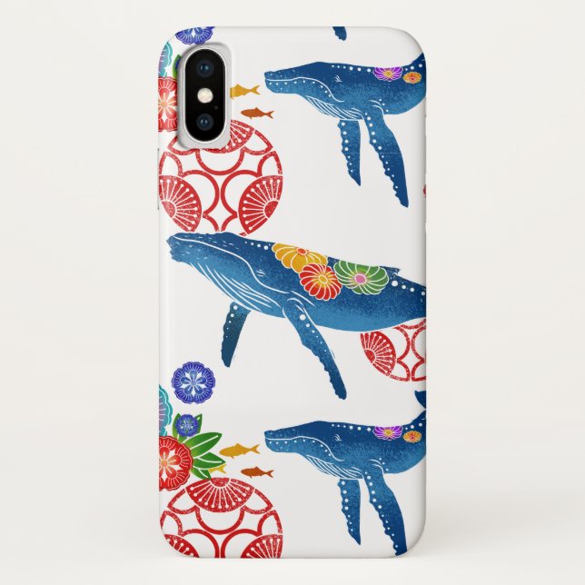 okinawan bingata Art-Musterkunst Case-Mate iPhone Hülle (Rückseite)