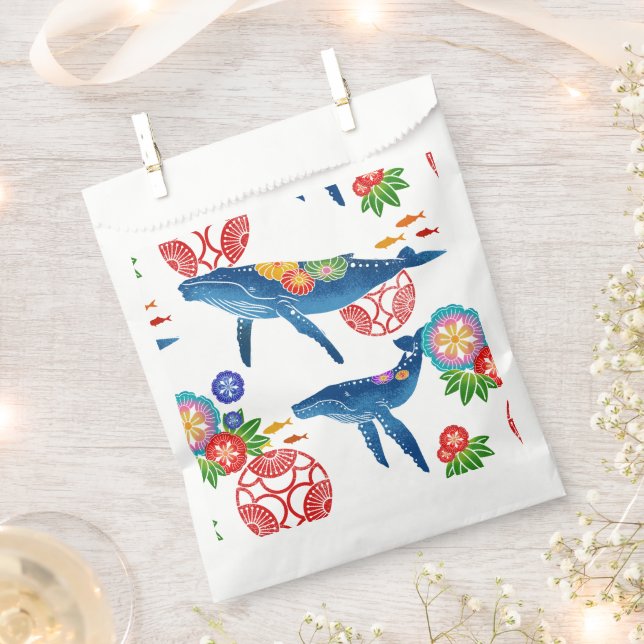 Okinawan Bingata Teil Thema 002 Geschenktütchen (Ausgeschnitten)