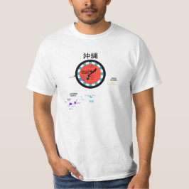 Okinawan-Inseln Karte T-Shirt