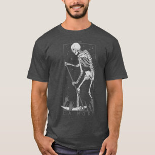 Okkult Der Tod Tarotkarte Der Tod La Mort Gothic T-Shirt