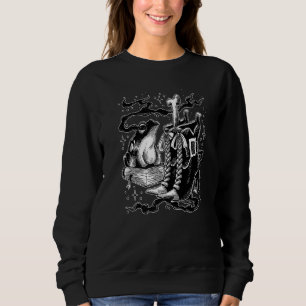 Okkult Goth Grunge Dark Wave Gothic Punk Premium_2 Sweatshirt