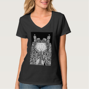 Okkult Gothic Dunkel Satanisch Unheilig Hexerei Gr T-Shirt