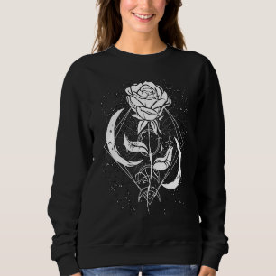 Okkult Grunge Rose Satan Gothic Punk Metal Goth Sweatshirt