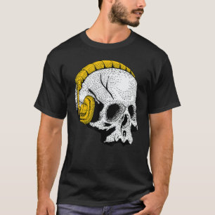 Okkult Magie Schädel DJ Kopfhörer 1 T-Shirt