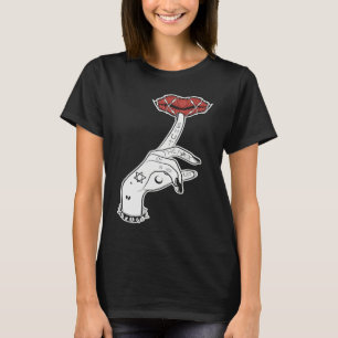 Okkult Schwarze Magie Goth Unheilig Emo Satanisch T-Shirt