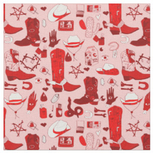 okkulter Cowboy Wicca-Cowgirl rosa Western Stoff