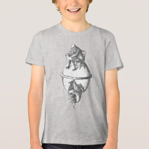 Okkulter pasilalinisch-sympathischer Kompass-Schne Tri-Blend Shirt