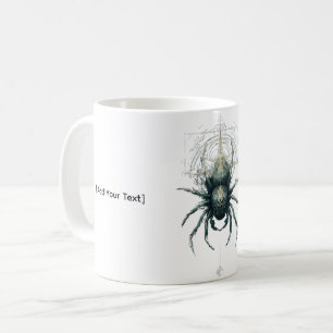 Okkultes Spinnen-Mystik-Geometrie-Dunkel Kaffeetasse