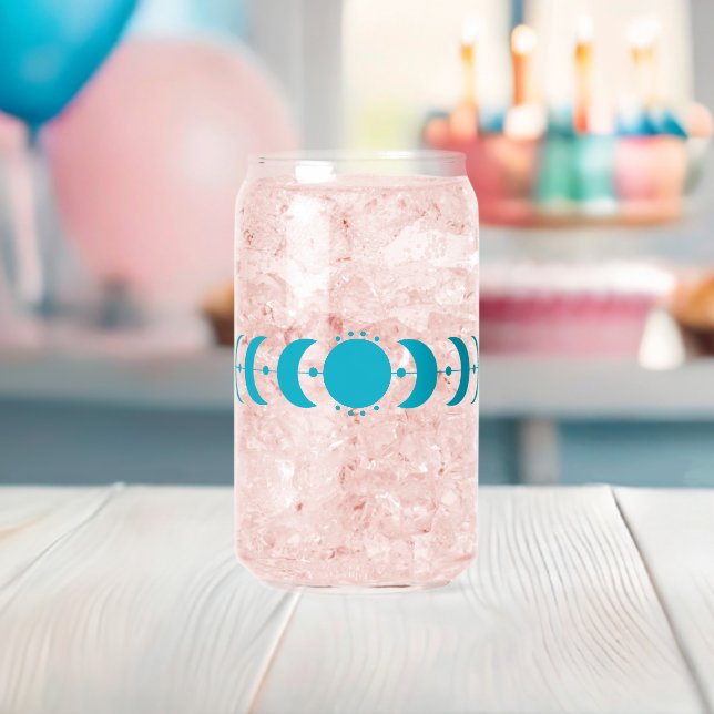 Okkultistische Mondphasen können Glass Wrap Dosenglas (Insitu (Baby Party))