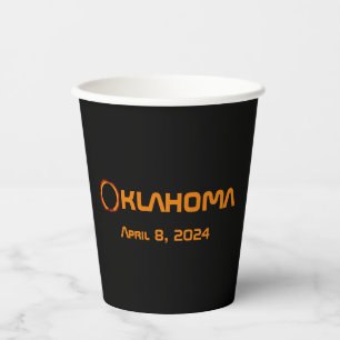 Oklahoma 2024 Gesamtsolare Pappbecher