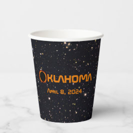 Oklahoma 2024 Gesamtsolare Pappbecher