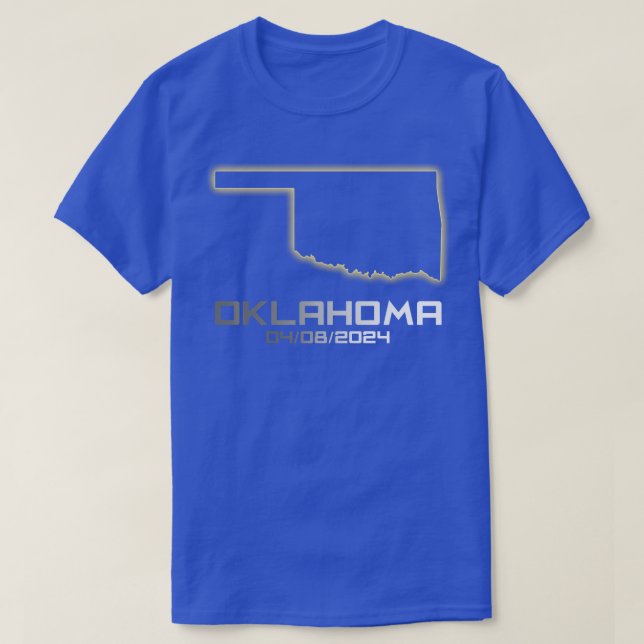 Oklahoma America Astronomy Total Solar Eclipse 202 T-Shirt (Design vorne)
