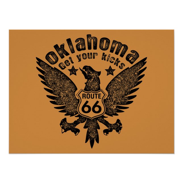 Oklahoma bekommt den Kick Poster (Vorderseite)