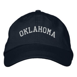 Oklahoma bestickte, anpassbare Marine Bestickte Baseballkappe