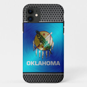 Oklahoma bürstete Metallflagge title_seo2