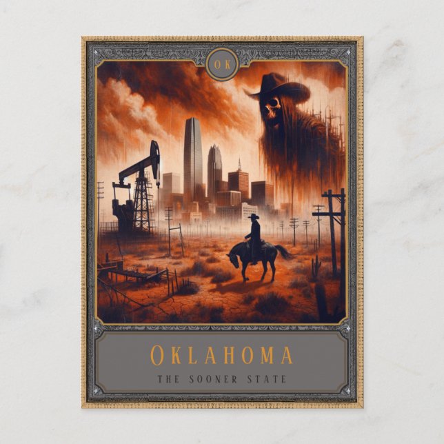 Oklahoma | Carte postale Art gothique (Devant)