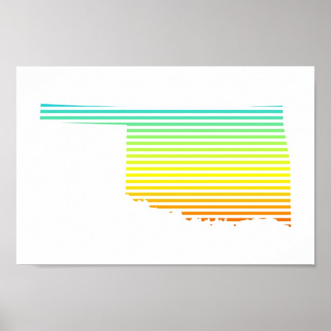 oklahoma chill fade poster (Vorne)