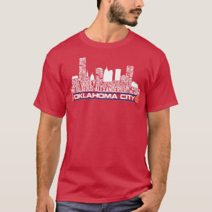 Oklahoma City Basketball Team 23 Spieler Roster Ok T-Shirt