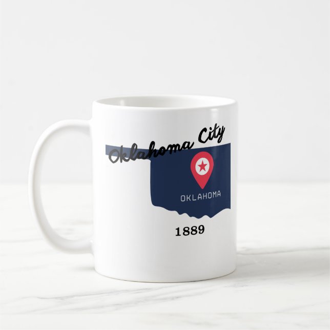 Oklahoma City coffee mug  Kaffeetasse (Links)
