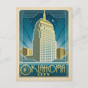 Oklahoma City, ok Postkarte