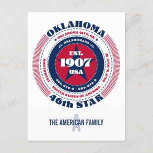 Oklahoma City, Oklahoma City, OK, Patriotisch, Mon Postkarte