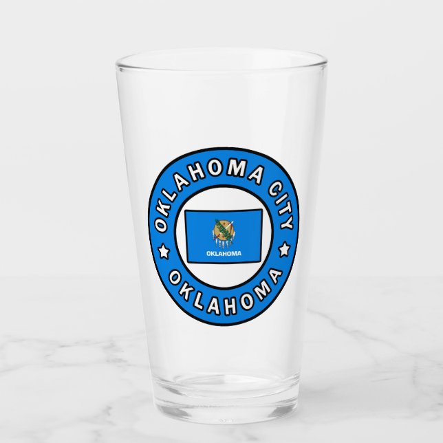 Oklahoma City Oklahoma Glas (Vorderseite)