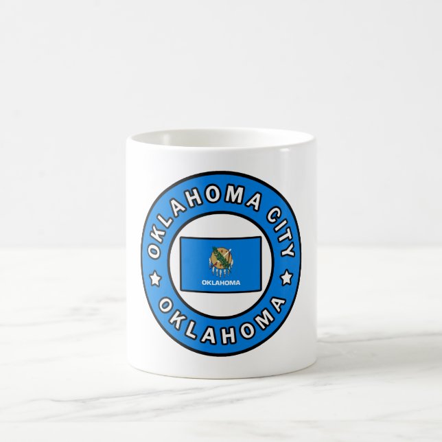 Oklahoma City Oklahoma Kaffeetasse (Mittel)