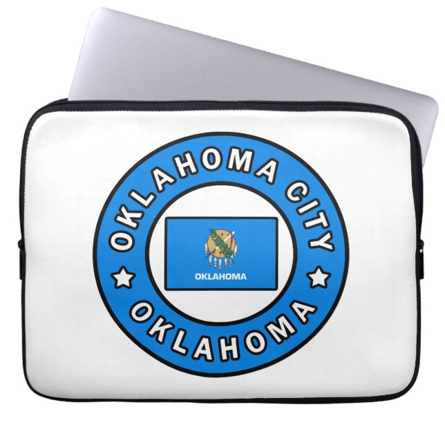 Oklahoma City Oklahoma Laptopschutzhülle (Vorderseite)