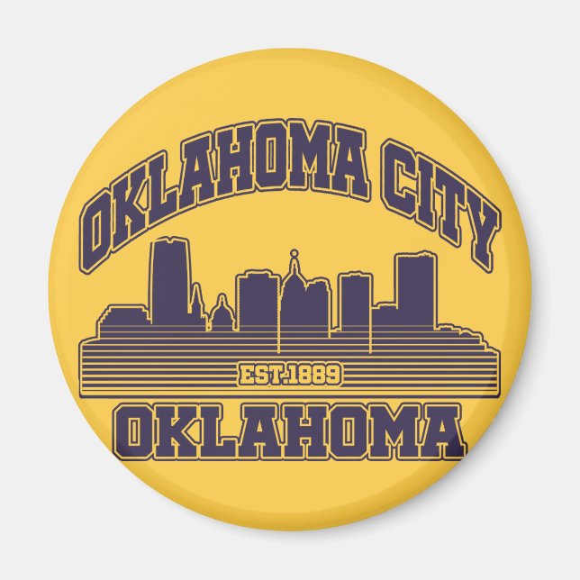 Oklahoma City, Oklahoma Magnet (Vorne)