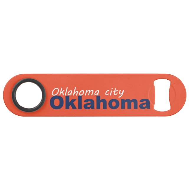 Oklahoma City, Oklahoma Speed Bottle Opener (Dos Horizontal)