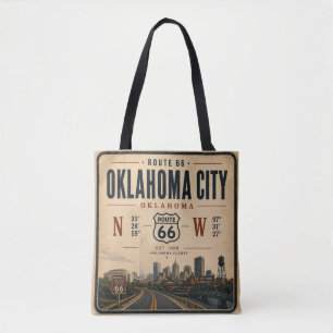Oklahoma City Route 66 Carryall wird zu Tasche