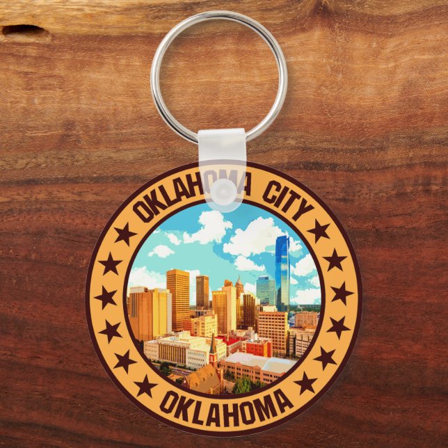 Oklahoma City Schlüsselanhänger (Vorderseite)
