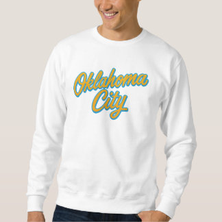 Oklahoma City Script - Retro OKC Pride Sweatshirt