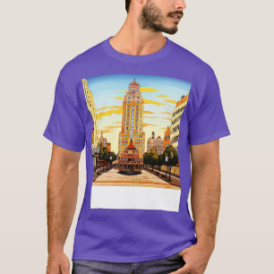 Oklahoma City Zeichnung T-Shirt