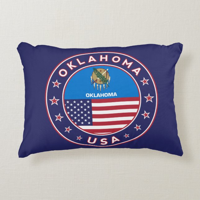 Oklahoma Dekokissen (Vorderseite)