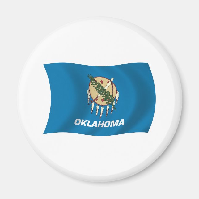 Oklahoma Flag Magnet (Vorne)