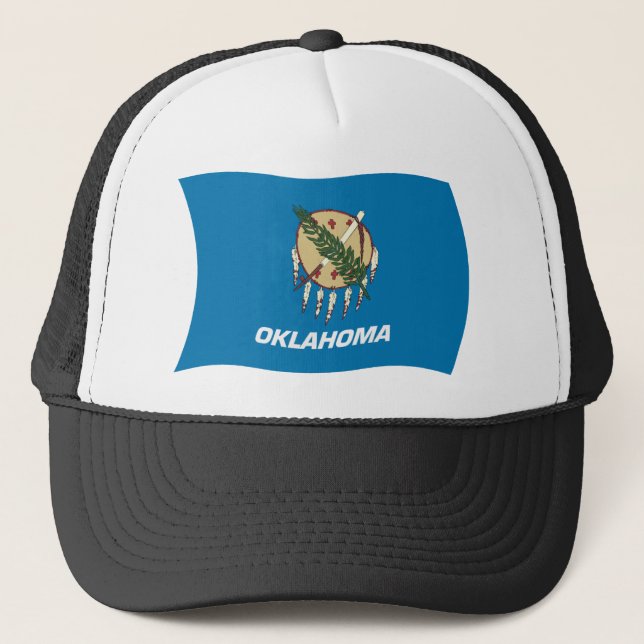 Oklahoma-Flag Truckerkappe (Vorderseite)
