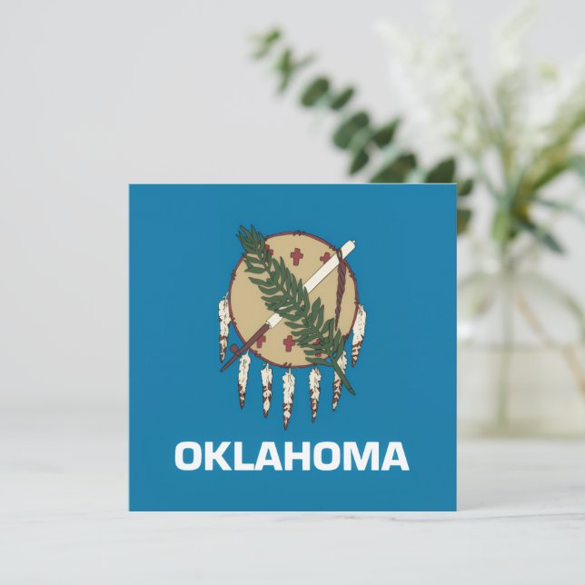 Oklahoma-Flagge (Stehend Vorderseite)