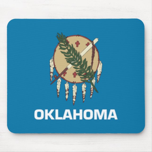Oklahoma-Flagge Mousepad (Vorne)