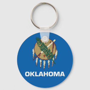 Oklahoma-Flagge Schlüsselanhänger