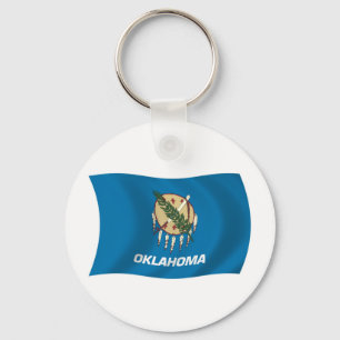 Oklahoma-Flagge-Schlüsselanhänger Schlüsselanhänger