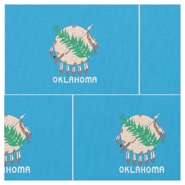 OKLAHOMA-Flagge - Stoff (Nahaufnahme)