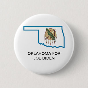 OKLAHOMA für JOE BIDEN-Knopf Button