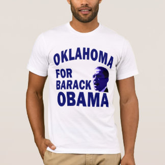 Oklahoma für Obama Gewerkschaft T - Shirt